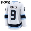 Lasten Pelipaita Utah Hockey Club Fanatics Premium Clayton Keller Vieras Valkoinen